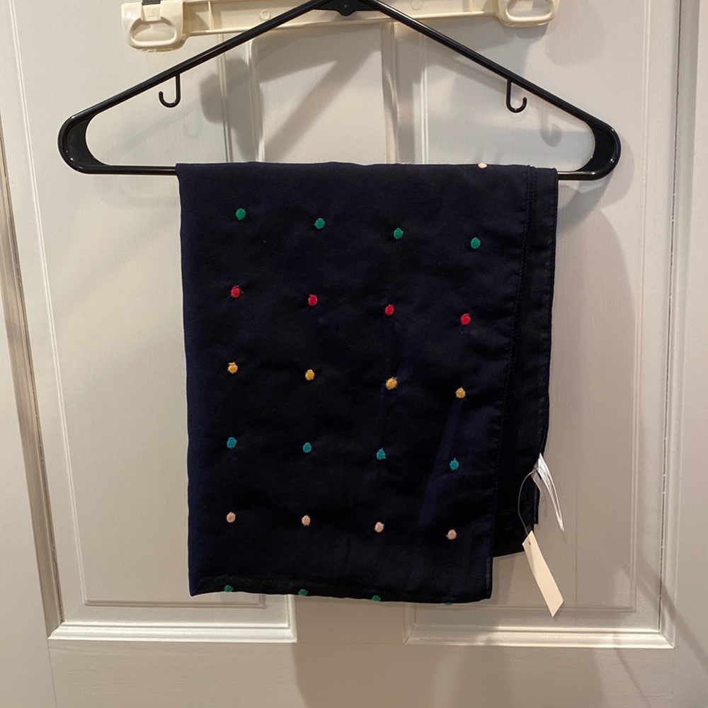 Talbots scarf navy